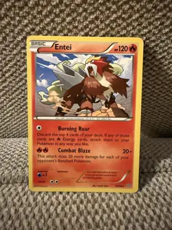 Pokemon TCG Entei Ancient Origins 14/98 Regular Rare - Image 1