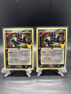 Pokemon Celebrations - Greninja Gold Star - Black Star Promo SWSH144 - 2 Total - Image 1