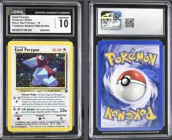 Pokemon 2000 Cool Porygon Black Star Promo Stadium N64 CGC 10 - Image 1