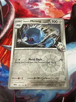 Steven's Metang 144/182 Sv10: Destined Rivals Reverse Holo - Image 1
