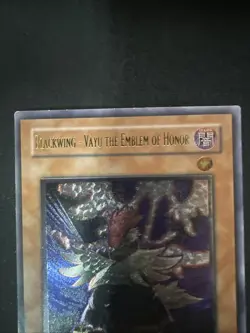 Yugioh! ANPR-EN005 Blackwing- Vayu The Emblem of Honor Ulti Rare 1st Edition-LP - Image 3