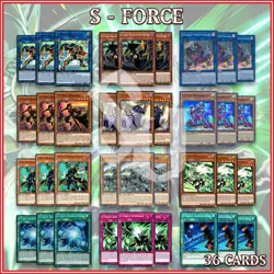 S-FORCE DECK 36 Bridgehead Dog Tag Gravitino Justify Nightchaser Orrafist YuGiOh - Image 2
