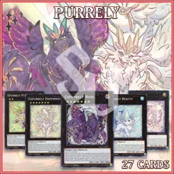 PURRELY DECK 27 | Epurrely Beautyl Noir Beauty Hapiness Delicious Memory YuGiOh - Image 1
