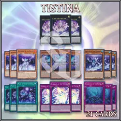 TISTINA DECK 21 | Divinity Delfies Darkness Fallen Returned Discordance YuGiOh - Image 1