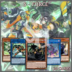S-FORCE DECK 36 | Bridgehead Dog Tag Gravitino Justify Nightchaser YuGiOh - Image 2
