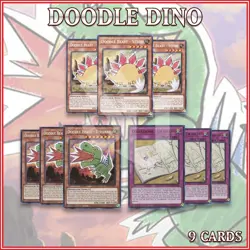 DOODLE BEAST DECK 9 | Dino Stego Tyranno Uh Uh Uh! Doodlebook BLCR YuGiOh 🔥 - Image 1