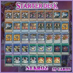 NEKROZ STARTER DECK 39 | Ariel Sophia Avance Trishula Emilia Metaltron YuGiOh - Image 2