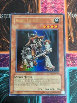 Yu-Gi-Oh! Bone Crusher CRMS-EN083 Unlimited Ultra Rare NM - Image 1