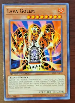 YuGiOh Lava Golem STP7-EN018 Common - Image 1
