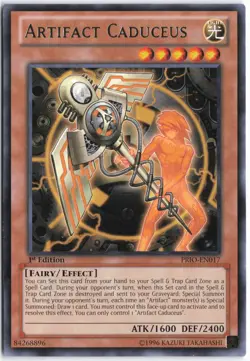 Yugioh - Artifact Caduceus PRIO-EN017 1st Edition - Primal Origin - Image 1