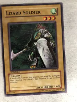 Lizard Soldier - LOD-038 - Common - 1st Edition NM YuGiOh! Legacy of Darkness - Image 1