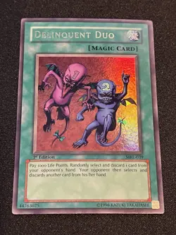 Yu-Gi-Oh! Delinquent Duo MRL-039 Magic Ruler 1st Edition Ultra Rare Holo - Image 1