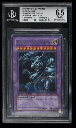2019 Shonen Jump Promos Blue-Eyes Ultimate Dragon BGS 6.5 English #JMP-EN005 UR - Image 1