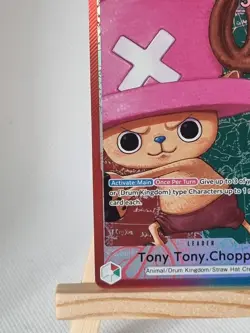 One Piece Card Game Tony Tony Chopper OP08-001 Alt Art Leader English - Image 4