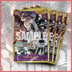 ONE PIECE TCG: Kaido & Linlin OP08-119 x4 | Secret Rare Two Legends - Image 1