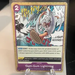 Gum-Gum Lightning - OP09-077 - Uncommon - Emperors in the New World - English - Image 1