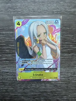 S-Snake (Alternate Art) OP13-114 Carrying On His Will Foil - Image 1