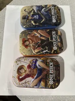 Bandai One Piece CCG Tin Pack Vol.2 Deck Set factory sealed - Image 1
