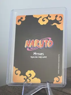 Sasuke Uchiha - 136/130 - Secret Gold Rare – 1st Edition - Naruto Mythos TCG - Image 2