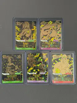 Naruto Mythos TCG 1st Edition - Secret Rare Bundle of 5 - Image 1