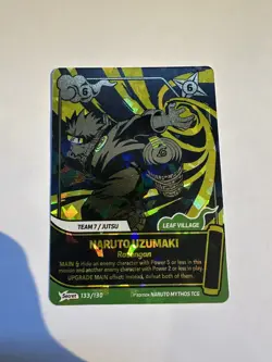 Naruto Uzumaki - 133/130 - Secret Rare – 1st Edition - Naruto Mythos TCG - Image 1