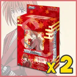 WEISS SCHWARZ TCG: Rurouni Kenshin TRIAL DECK+ x2 Bundle - Image 1