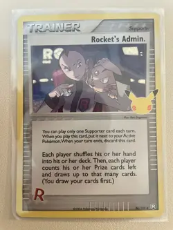 Pokemon TCG Rocket's Admin Celebrations: Classic Collection 86/109 Holo NM - Image 1