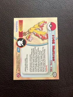 Topps Pokemon Blue Label #146 Moltres TV Animation Edition Light Play - Image 2