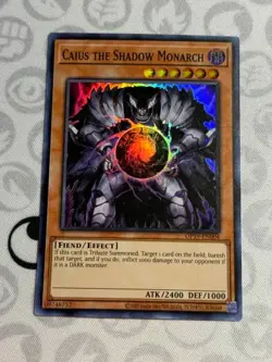 Cauis The Shadow Monarch - OP19-EN004 - Super Rare (NM) - Yugioh - Image 1