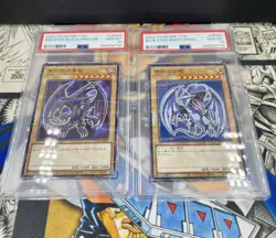 PSA 10 711D YU-GI-OH! X 7-ELEVEN Blue Eyes White Dragon Red Eyes Black Dragon - Image 2