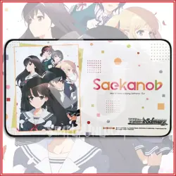 WEISS SCHWARZ TCG: SAEKANO .flat OFFICIAL BUSHIROAD Playmat 🔥 - Image 1