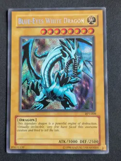 Yugioh Blue-Eyes White Dragon BPT-003 2002 Collectors Tin Limited Edition LP - Image 1