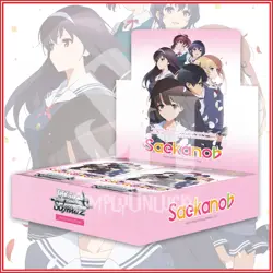 WEISS SCHWARZ TCG: SAEKANO FLAT BOOSTER BOX 16 Packs🌸 - Image 1