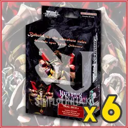 WEISS SCHWARZ: NAZARICK TOMB OF THE UNDEAD TRIAL DECK DISPLAY 6 DECKS 2nd print - Image 1