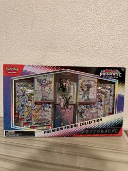 Pokemon TCG Scarlet & Violet Prismatic Evolutions Premium Figure Collection - Image 1