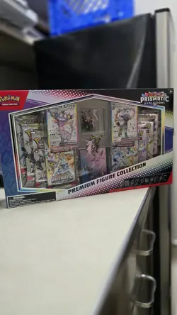 Pokemon TCG Scarlet & Violet Prismatic Evolutions Premium Figure Collection Box - Image 3