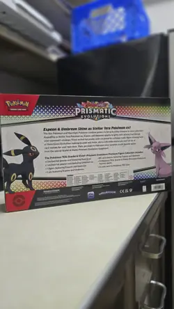Pokemon TCG Scarlet & Violet Prismatic Evolutions Premium Figure Collection Box - Image 4