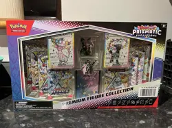 Pokemon TCG Scarlet & Violet Prismatic Evolutions Premium Figure Collection NEW - Image 1