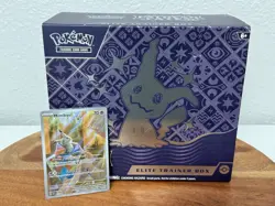 Pokemon Paldean Fates Empty ETB w/ Accessories & Promo Card (Box Only) No Cards - Image 1