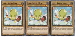 Yugioh- 3X Jerry Beans Man - Common - 1st Edition - BP03-EN001 - Near Mint - Image 1