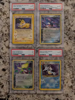 LOT OF 4 PSA Graded Pokemon Cards - Image 1