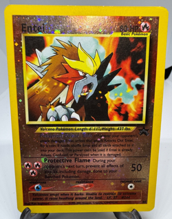 Vintage Pokemon Card Entel Wizards Black Star Holo Promo 2001 - Image 1