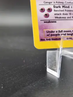 Pokemon Gengar 5/62 Fossil Holo Rare 1999 80 LP English Unlimited Card - Image 5