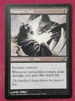 Magic The Gathering PLANAR CHAOS VAMPIRIC LINK black card MTG - Image 1