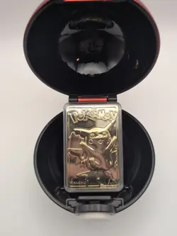 Full Set Of 6, 23K Gold Plated 1999 Burger King Pokemon Trading Cards - Image 4