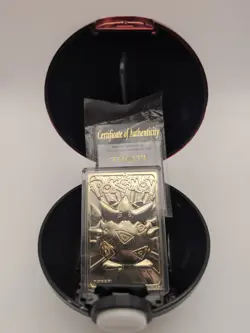 Full Set Of 6, 23K Gold Plated 1999 Burger King Pokemon Trading Cards - Image 5