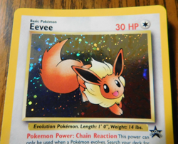 Eevee "Swirl" Holo Pokemon Black Star Promo Card #11 Pokemon League 2001 - Image 4