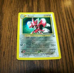 Scizor Pokemon Black Star Promo Card #33 Pokemon League 2001 - Image 1