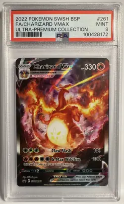PSA 9 Charizard VMAX SWSH261 SWSH: Sword & Shield Promo Cards Holo - Image 1