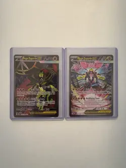 Two Mega Zygarde Ex Sir And IR Perfect Order Super Rare And Main Cards - Image 1